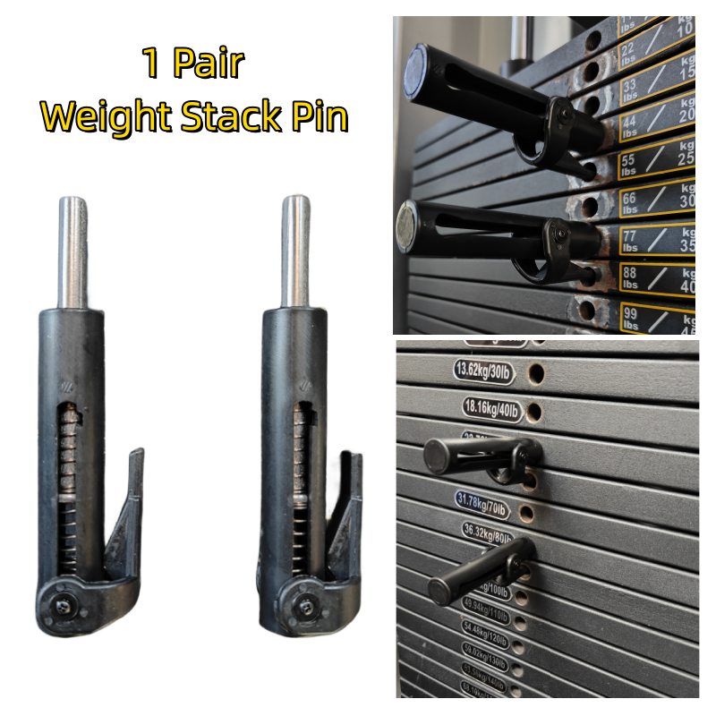 Landmine Barbell Attachment - 2 Pack Weight Stack Pin 8MM