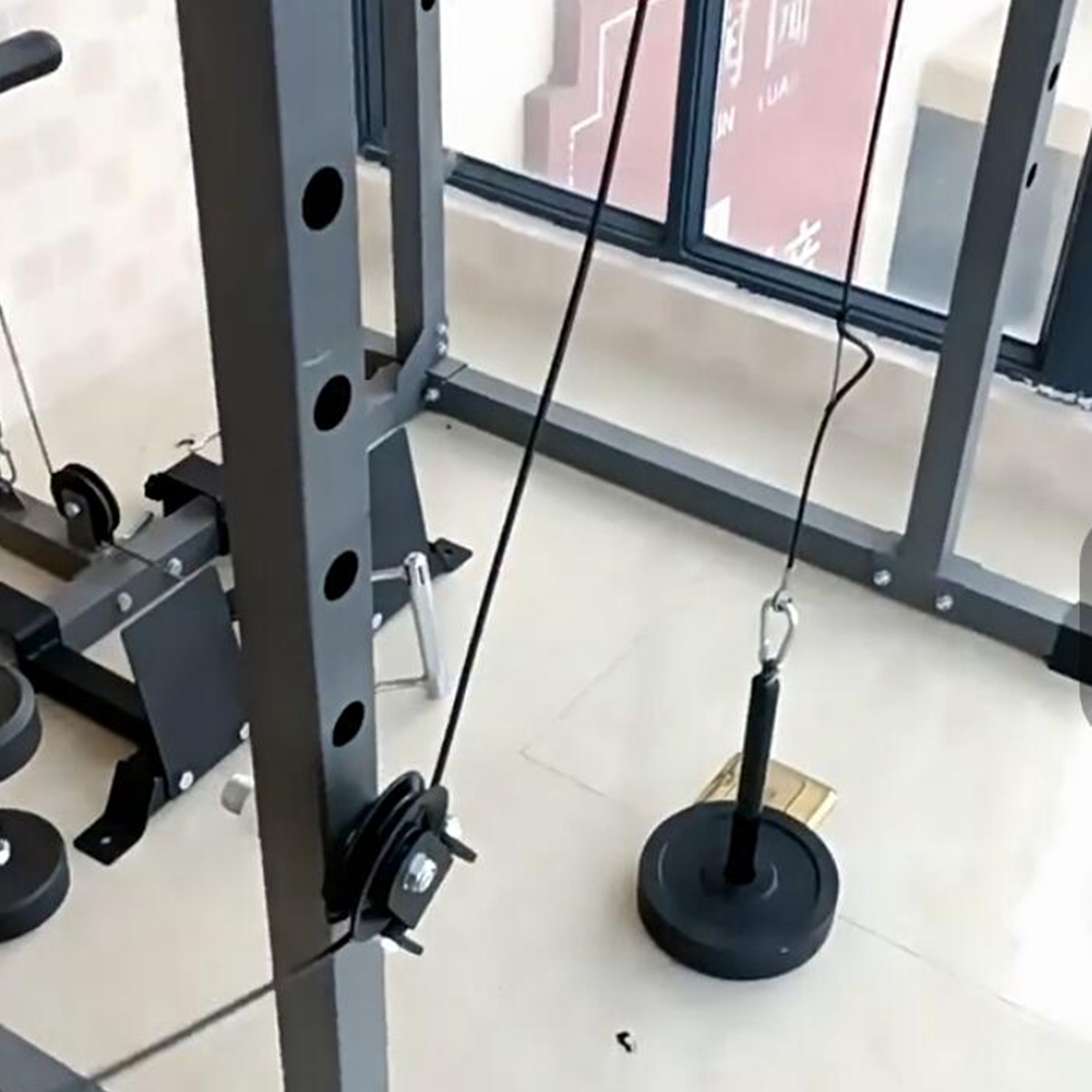 Gym Pulley Block Fixed Pulley  – Landmine Barbell Attachment recenzja i cena