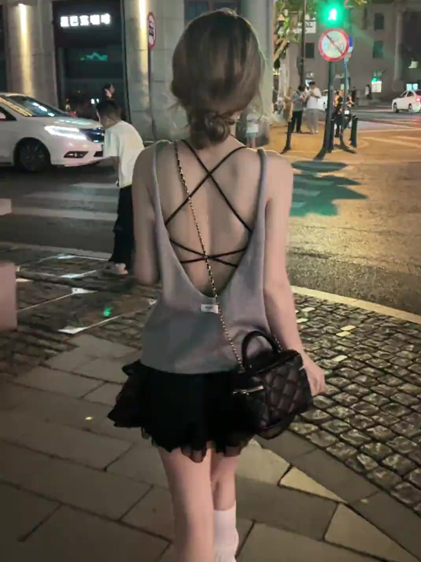 Fashionable Backless Cross Str – Crossfit Vest recenzja i cena