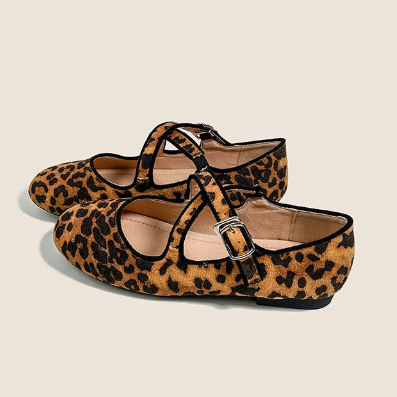 Women Leopard Flats Cross Buck – Crossfit Outdoor recenzja i cena