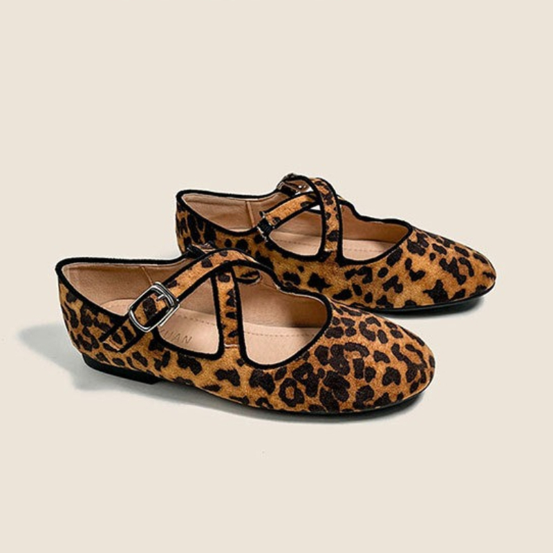 Women Leopard Flats Cross Buck – Crossfit Outdoor recenzja i cena