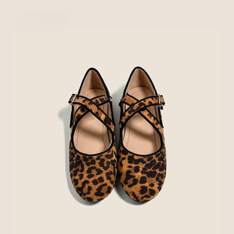 Women Leopard Flats Cross Buck – Crossfit Outdoor recenzja i cena