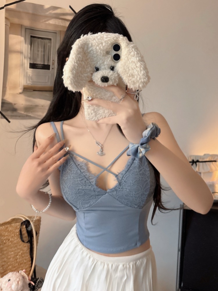 Sexy Lace Cross Strap Vest Wom – Crossfit Vest recenzja i cena