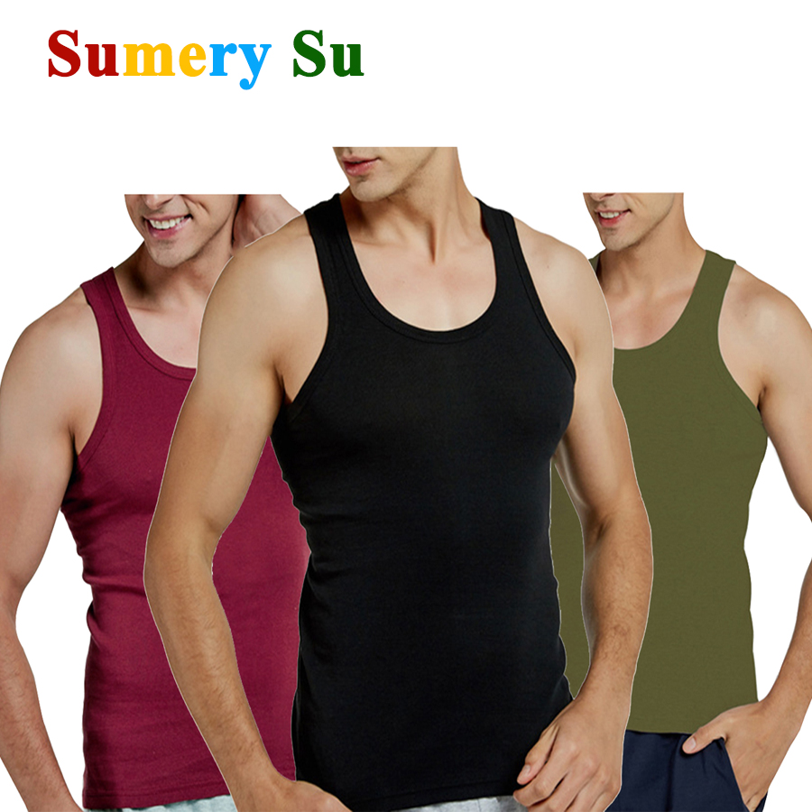 Tank Tops Men 100% Cotton Runn – Crossfit Vest recenzja i cena