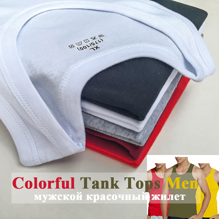 Tank Tops Men 100% Cotton Runn – Crossfit Vest recenzja i cena