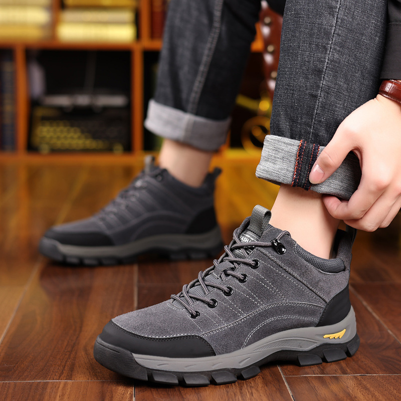 Men Winter Leather Shoes Warm  – Crossfit Outdoor recenzja i cena