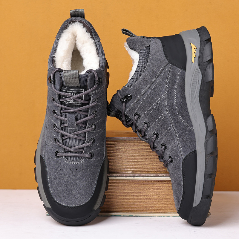 Men Winter Leather Shoes Warm  – Crossfit Outdoor recenzja i cena