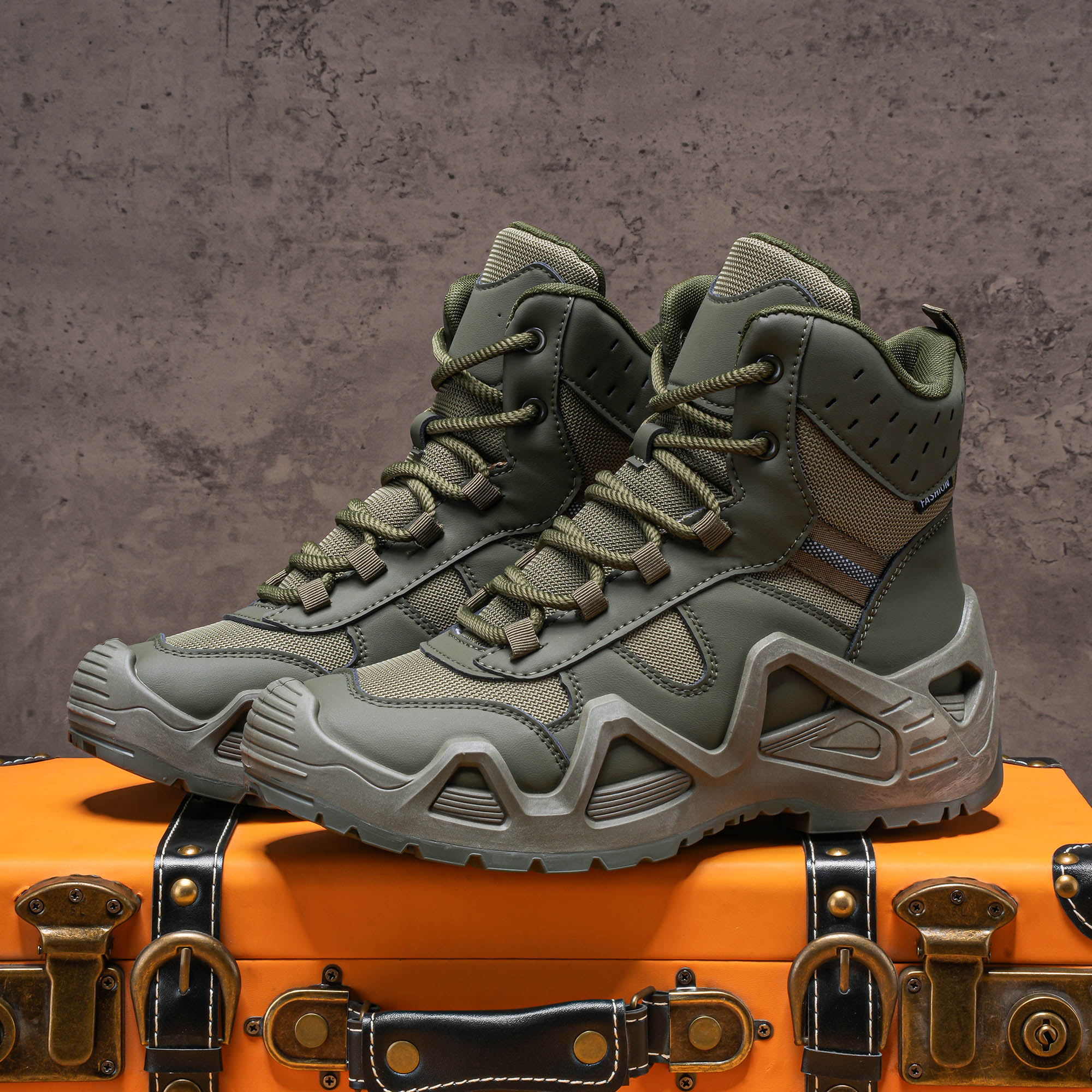Men's high top boots, hiking b – Crossfit Outdoor recenzja i cena