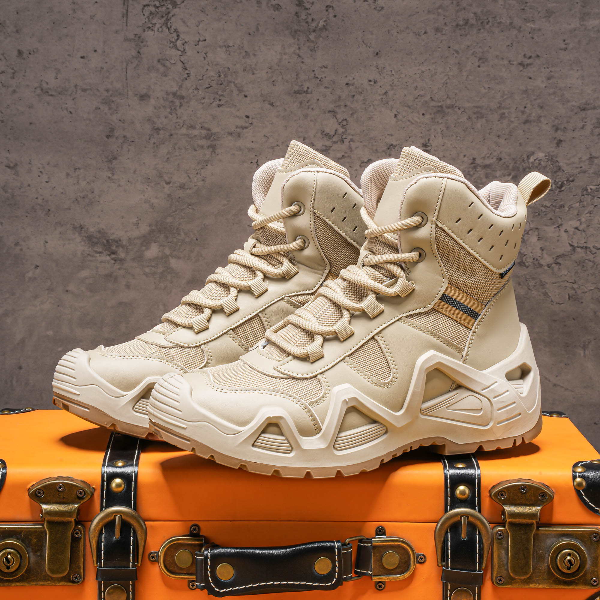 Men's high top boots, hiking b – Crossfit Outdoor recenzja i cena
