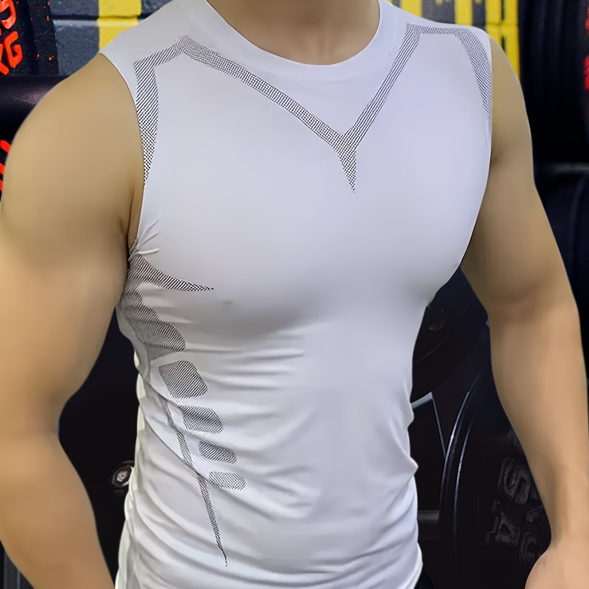 Mans Compression Tank Top Men  – Crossfit Vest recenzja i cena