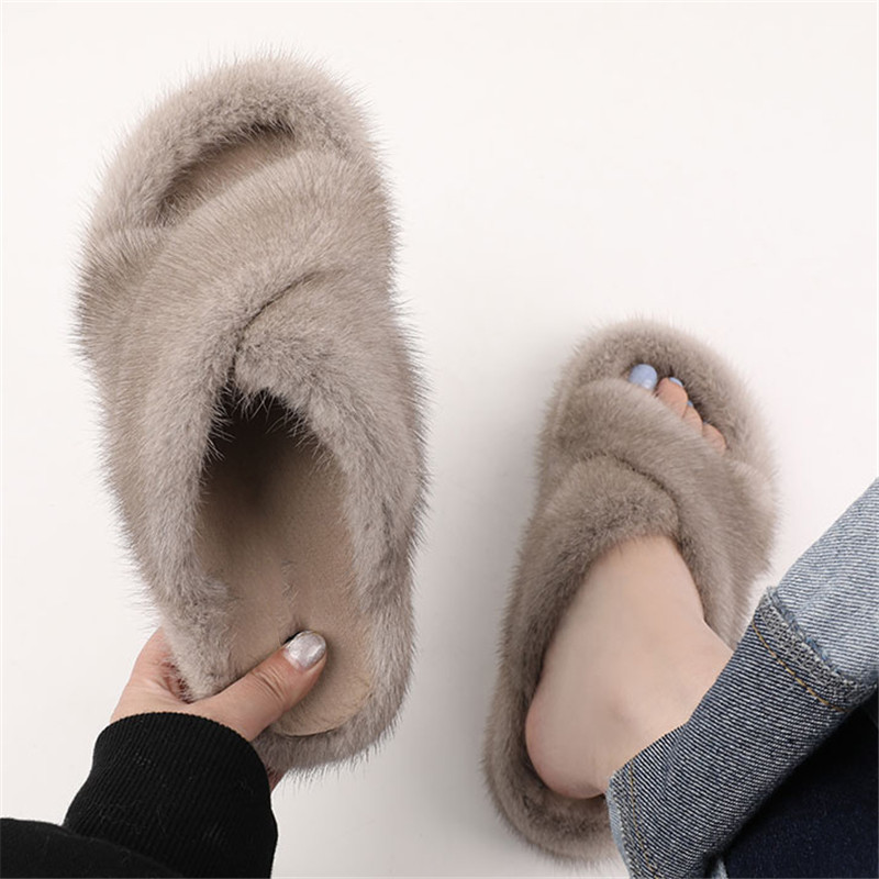 Mink Fur Slippers For Women Sh – Crossfit Outdoor recenzja i cena