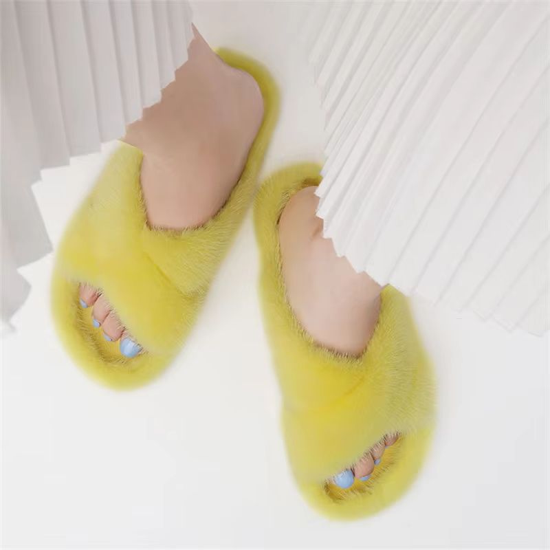 Mink Fur Slippers For Women Sh – Crossfit Outdoor recenzja i cena